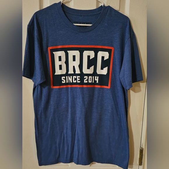 BLACK RIFLE COFFEE Retro Logo Tshirt_Blue Patriotic Men's L (RARE- discontinued) - Picture 2 of 4